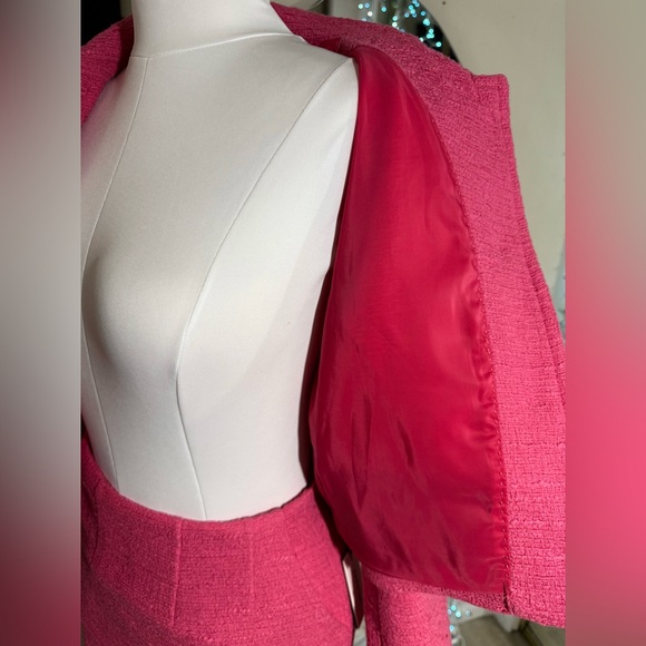 Aritzia Pink Women's Jacket and Skirt - Picture 5 of 6